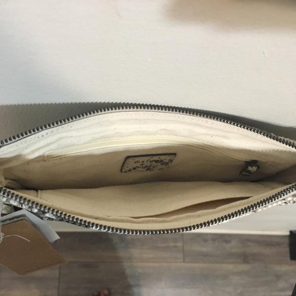 Margot - Small Double Zip Snake Printed Crossbody - Picture 3 of 5